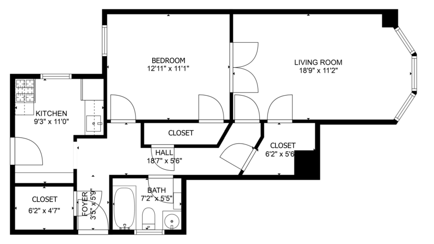 730 O'Farrell Street #19 floor plan