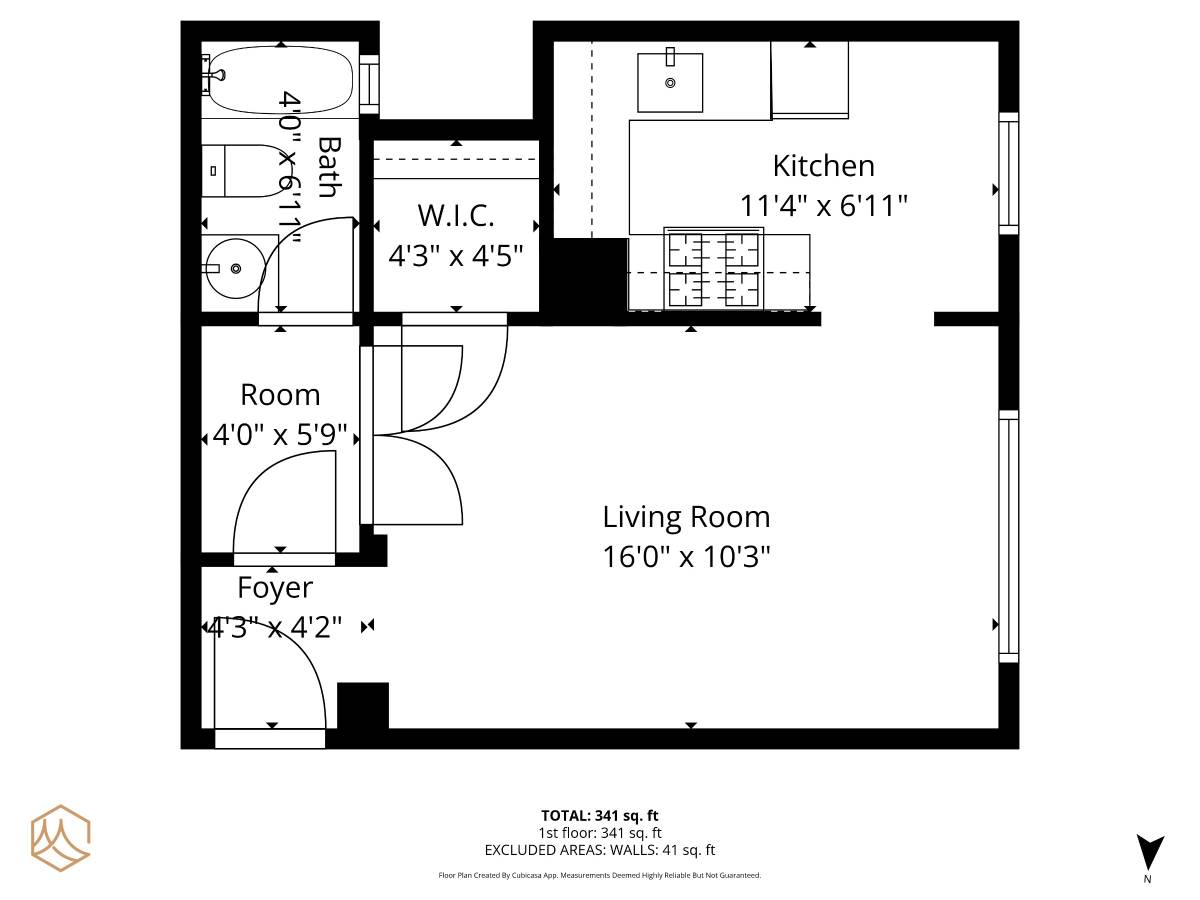 707 Stockton Street #408 floor plan