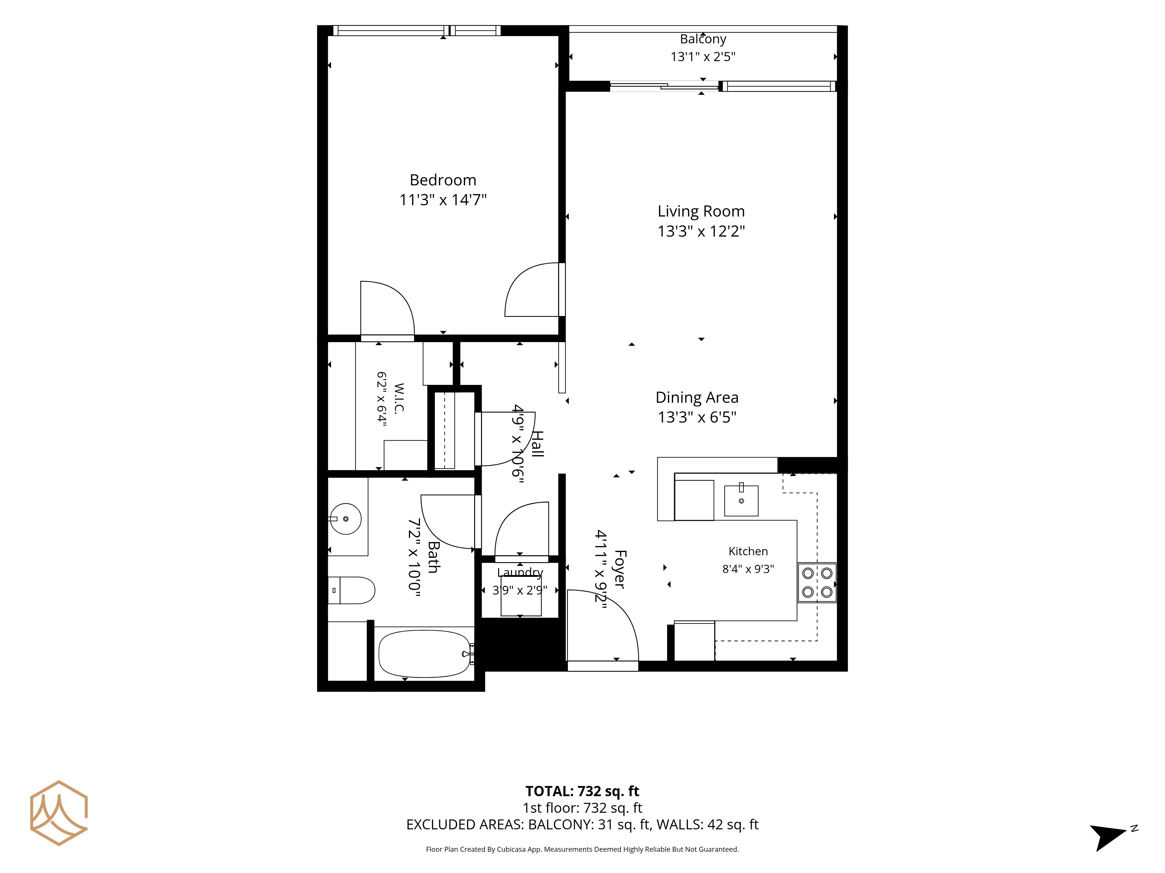 1 Lakeside Drive floor plan
