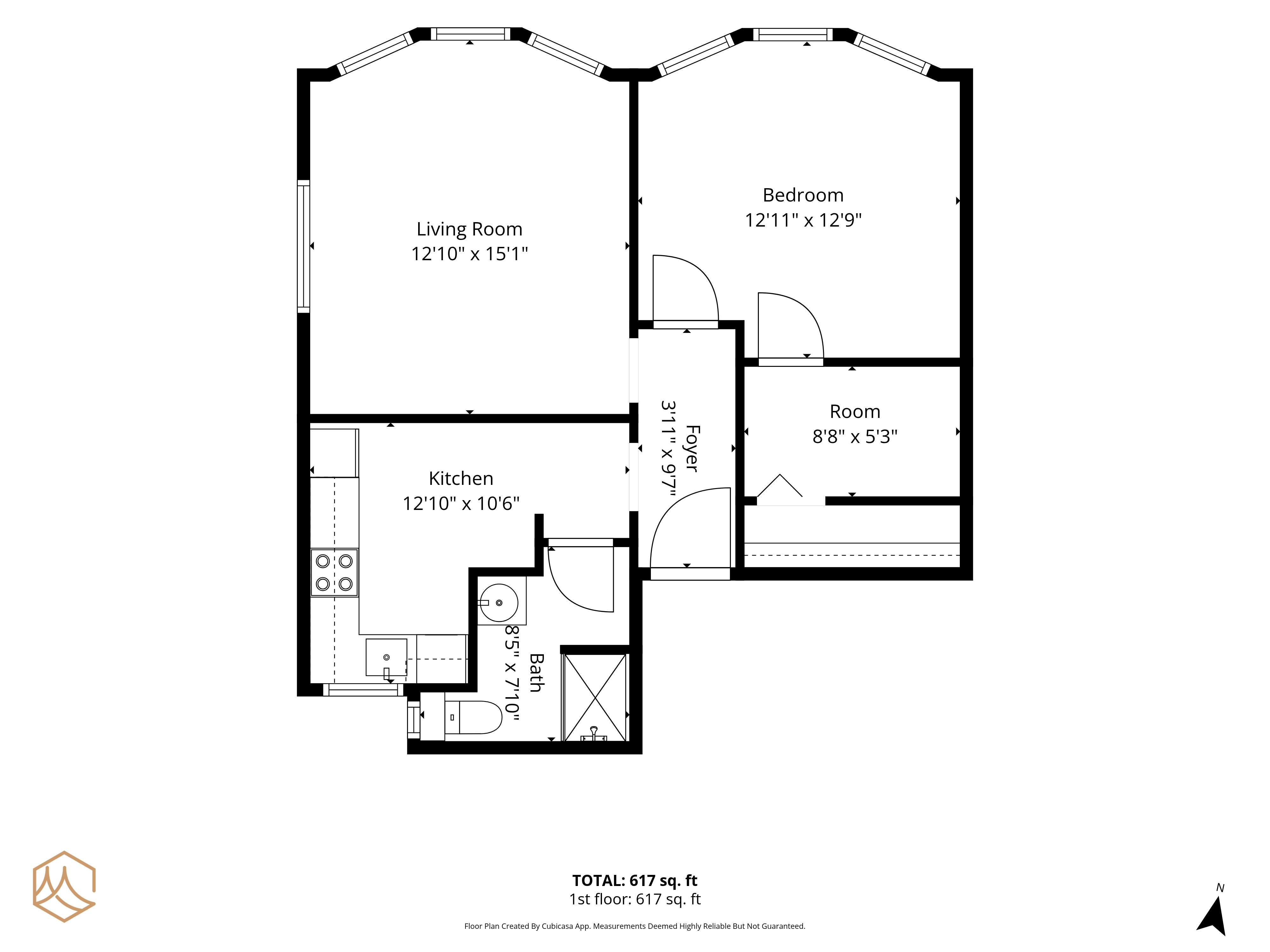 1763 McAllister Unit A floor plan