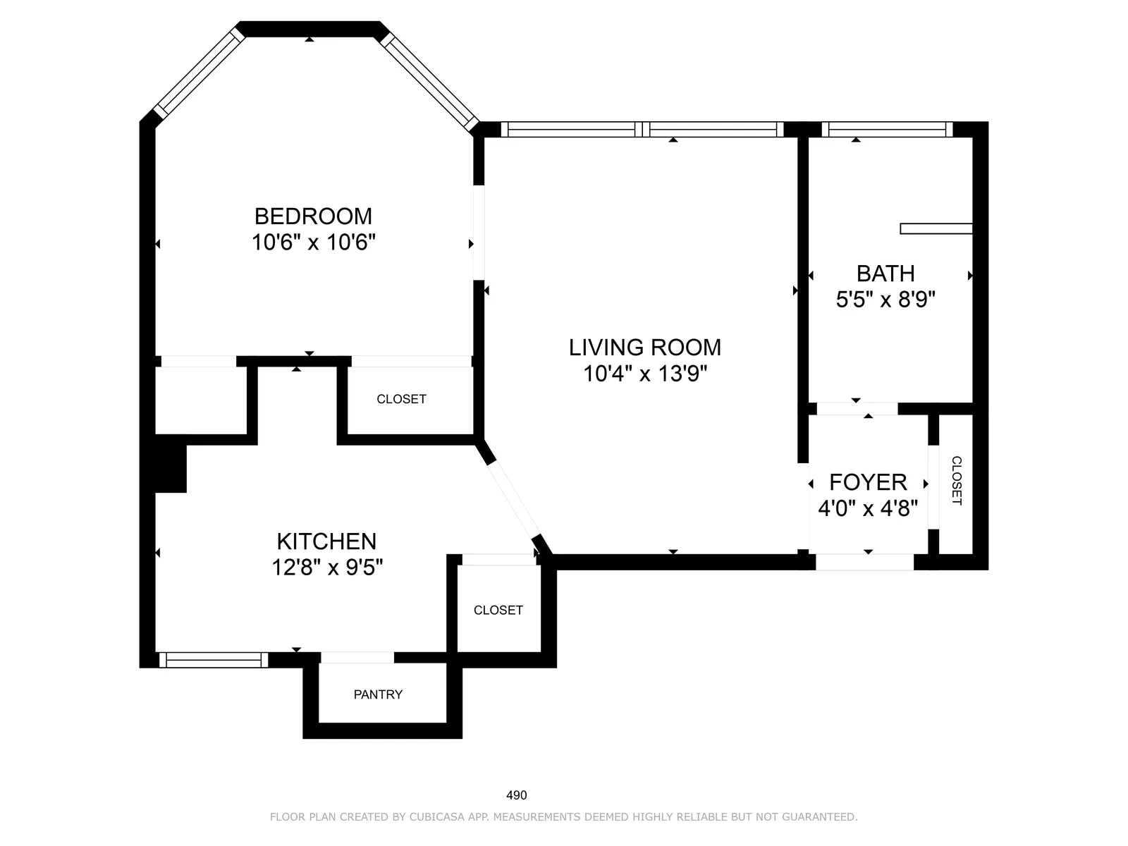 1006 Jefferson St. Unit F floor plan