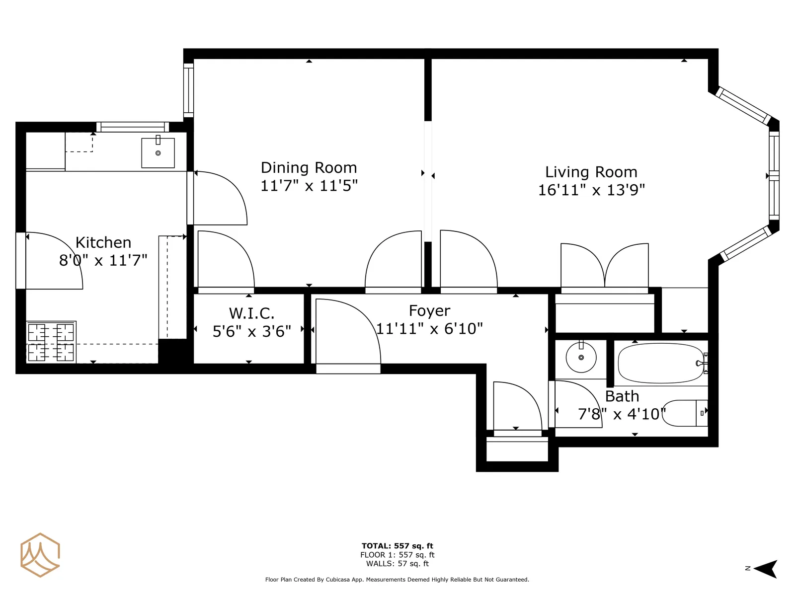 1637 Clay St.#8 floor plan