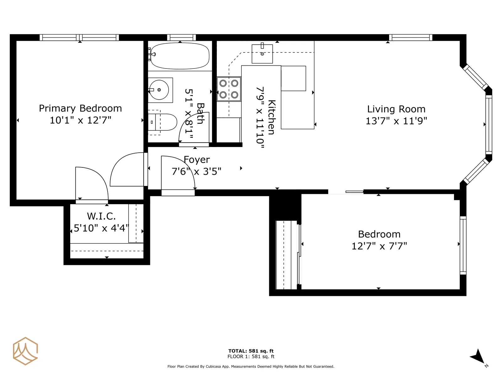 2440 8th Ave. #12A floor plan