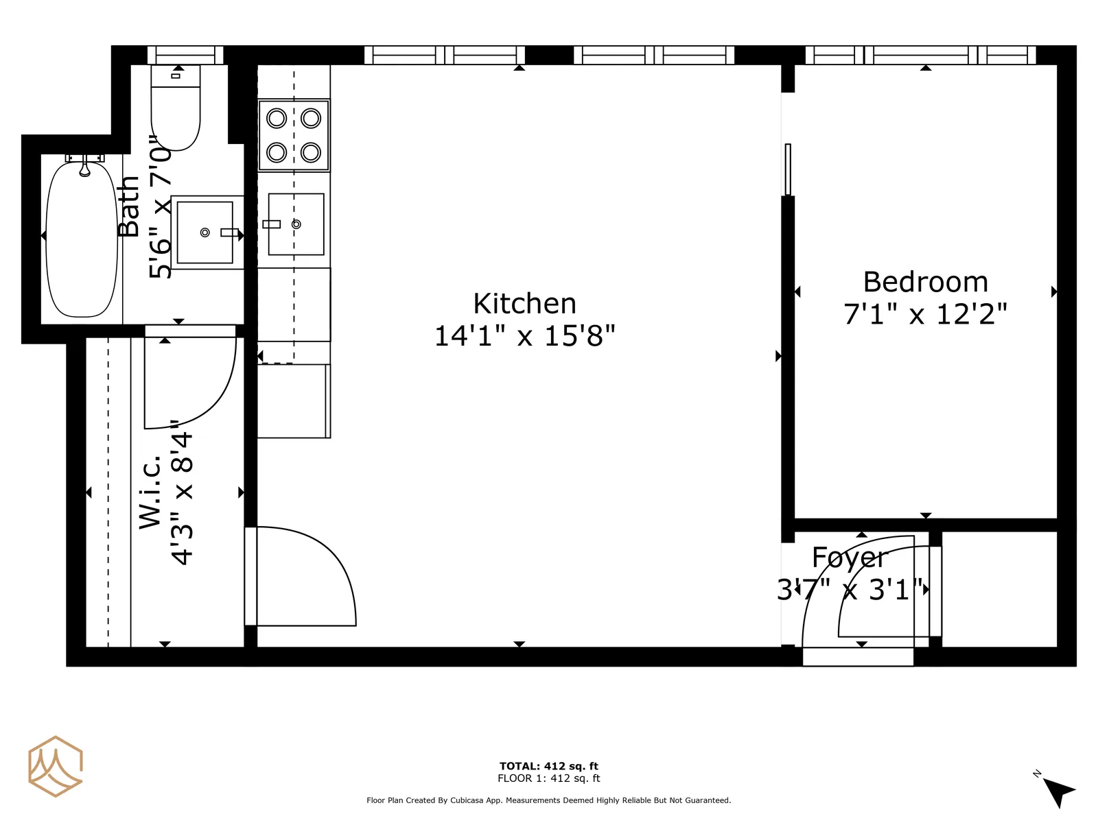 633 Alma Ave. #16 floor plan
